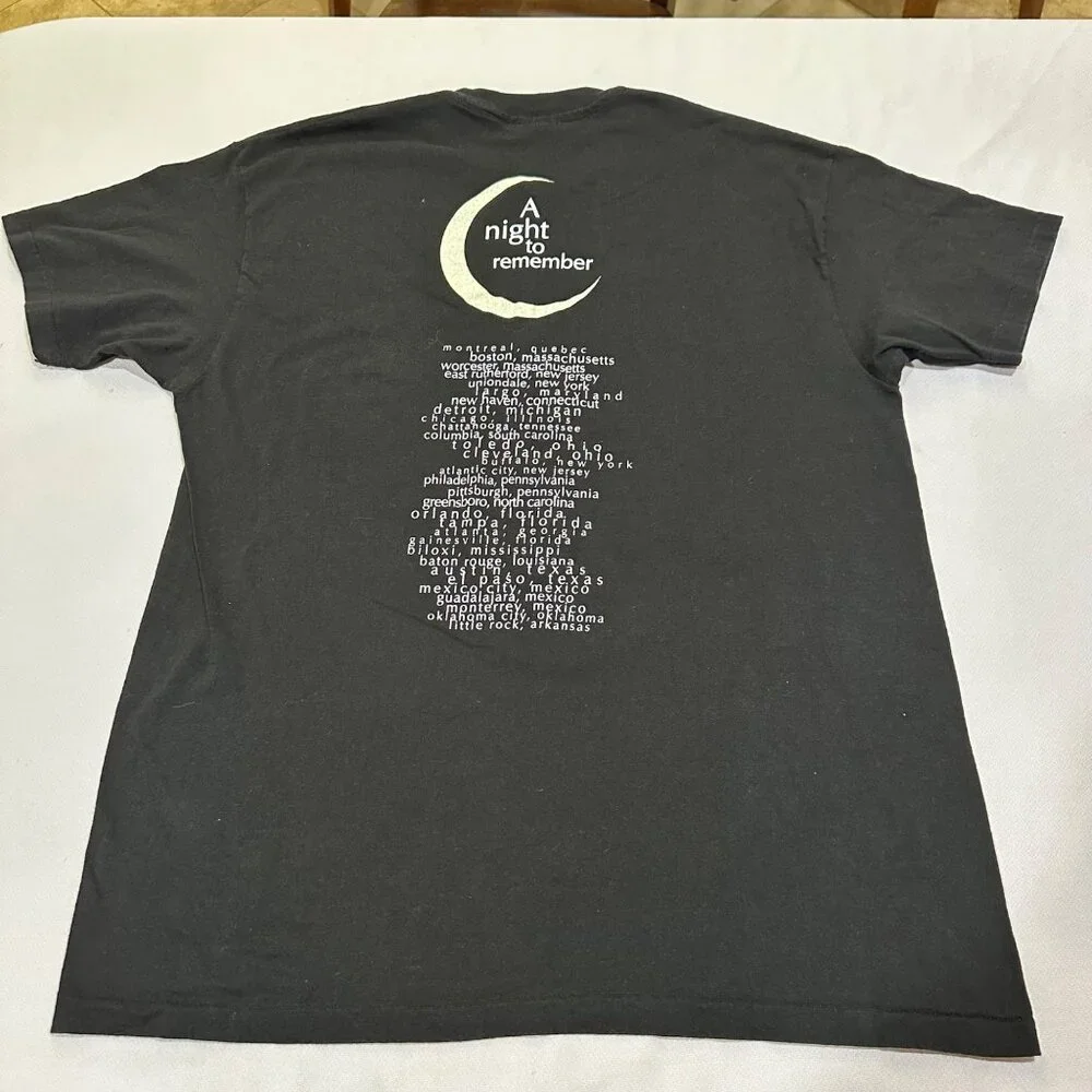 Rod Stewart A Night To Remember Vintage Concert T-Shirt 90s XL Rock n' Roll USA - Picture 2 of 10